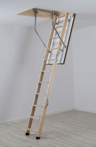 Attic ladder - ISOCLIC PRO 56 - SOGEM - wood / home