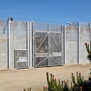 prison gate