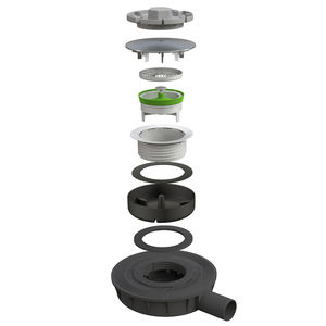 chrome shower drain