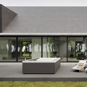 above-ground hot tub