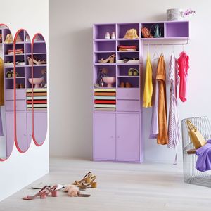 wall-mounted coat rack