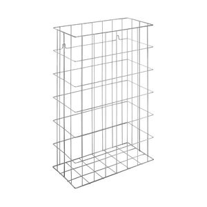 bathroom trash can / wall-mounted / stainless steel / contemporary