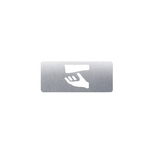 stainless steel door pictogram 1
