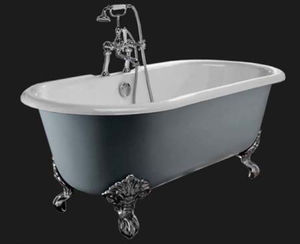 bathtub with legs / oval / cast iron