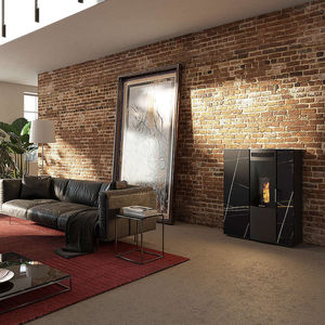 pellet heating stove