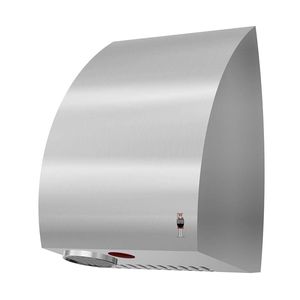 automatic hand dryer / wall-mounted / stainless steel