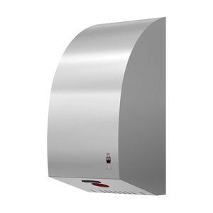 automatic hand dryer / wall-mounted / stainless steel