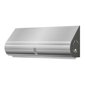 wall-mounted paper towel dispenser / stainless steel