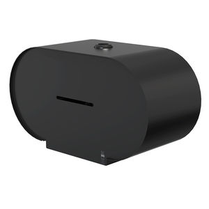 wall-mounted toilet paper dispenser / steel / double roll / commercial