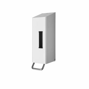 commercial soap dispenser / wall-mounted / stainless steel / manual