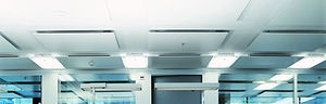 metal suspended ceiling / floating / acoustic