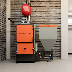 pellet boiler / industrial / with pellet storage