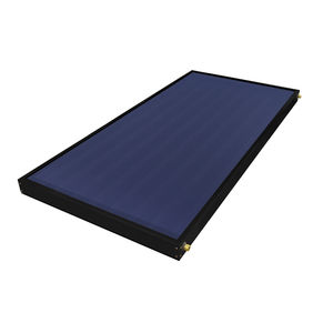 flat solar thermal collector / for water heating / for roofs / with aluminum frame