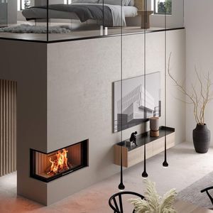 corner fireplace insert