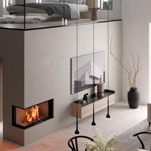 corner fireplace insert