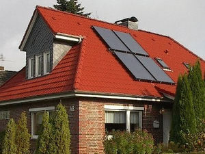 hot water production solar kit