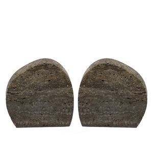 travertine bookend