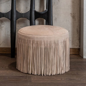 contemporary pouf