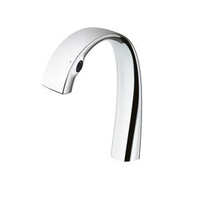 chrome-plated brass washbasin spout