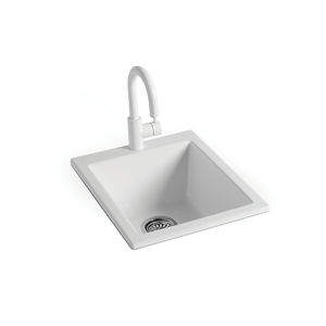 single-bowl kitchen sink