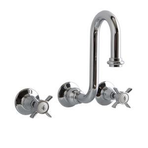double-handle washbasin mixer tap