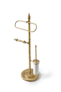 floor-mounted toilet roll holder