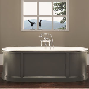 oval bathtub