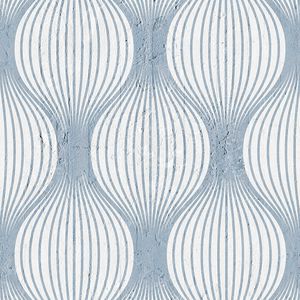 traditional wallpaper / nonwoven fabric / patterned / blue