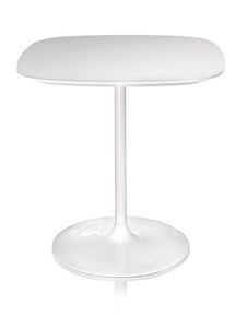 contemporary bistro table / laminate / round