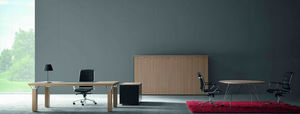 commercial desk and storage set