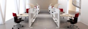 floor-mounted office divider / laminate