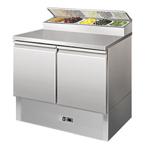 stainless steel prep table
