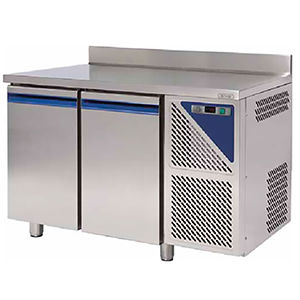 commercial refrigerator / double door / stainless steel / energy-efficient