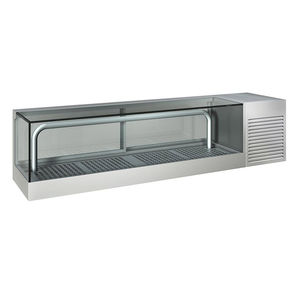 countertop refrigerated display case / illuminated / for restaurants