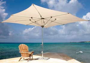 commercial patio umbrella / fabric / aluminum / stainless steel