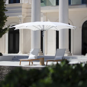 commercial patio umbrella / fabric / aluminum / stainless steel