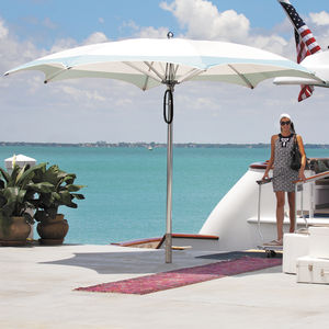 commercial patio umbrella / fabric / aluminum / stainless steel