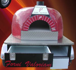 commercial pizza oven / wood-burning / free-standing / single-chamber
