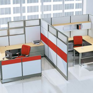 floor-mounted office divider 1