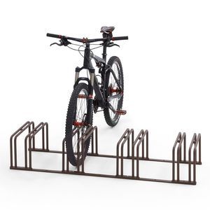powder-coated steel bike rack