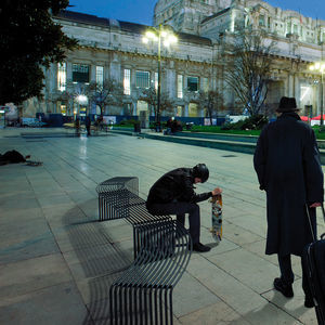 industrial design public bench