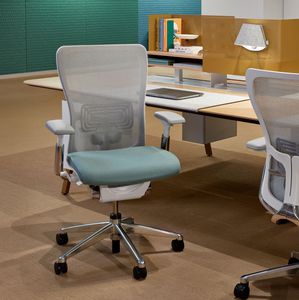 contemporary office chair / on casters / star base / with armrests