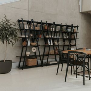 free-standing bookcase