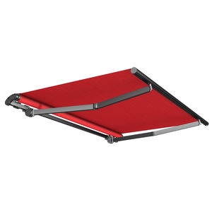 folding-arm awning / manual / motorized / patio