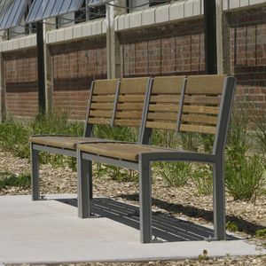 traditional public bench