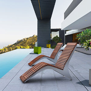 contemporary sun lounger