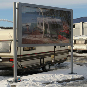 wall-mounted display panel