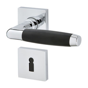 door handle / metal / wooden / contemporary