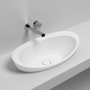 semi-recessed washbasin