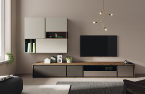 contemporary TV wall unit
